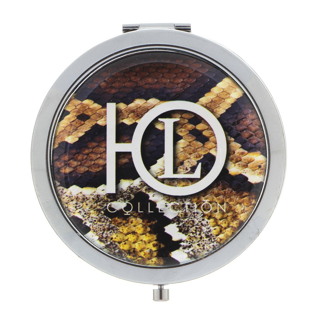 ЮНИLOOK Зеркало карманное, металл, стекло, d7см, 4-20 дизайнов, арт.№ 301-229