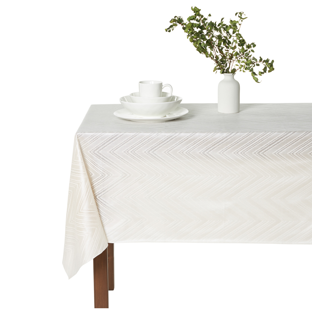 PROVANCE Милк Скатерть ПВХ 110х137см ажурная, листья, арт.№ 479-300