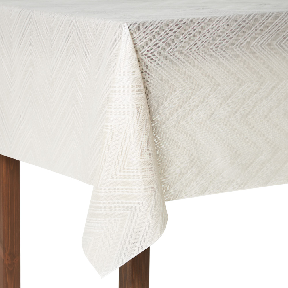 PROVANCE Милк Скатерть ПВХ 110х137см ажурная, листья, арт.№ 479-300