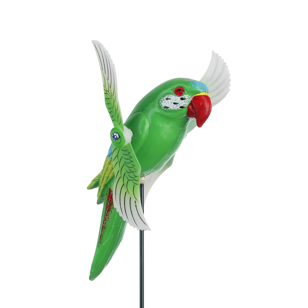 Фигурка на стержне "Попугай" тм INBLOOM, 15х4х60см, пластик, металл, арт.№ 153-204