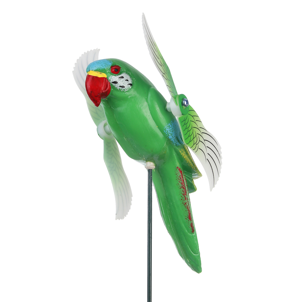 Фигурка на стержне "Попугай" тм INBLOOM, 15х4х60см, пластик, металл, арт.№ 153-204