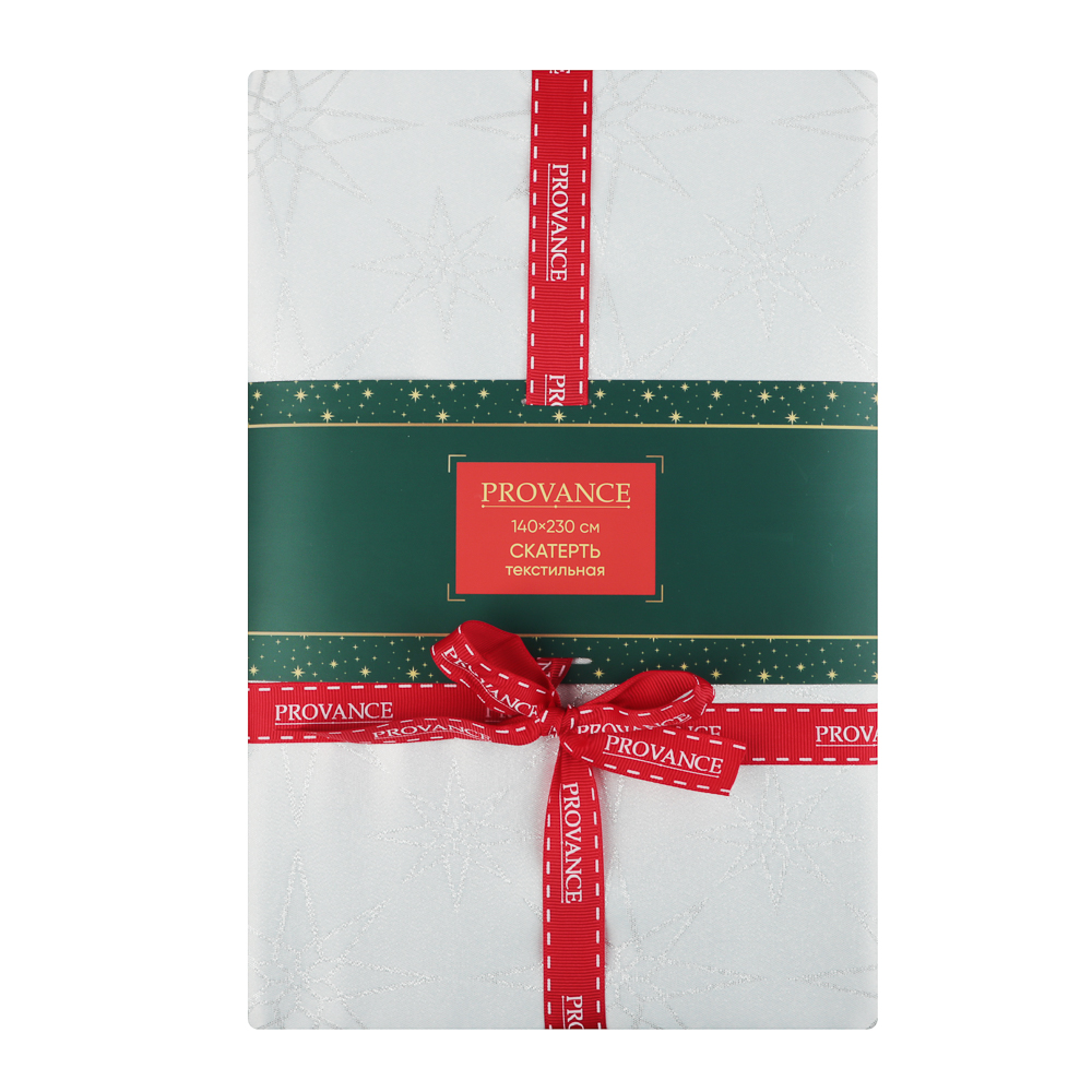 PROVANCE Щелкунчик Скатерть текстильная, 140х230см, 80% пэ, 20% люрекс, арт.№ 492-256
