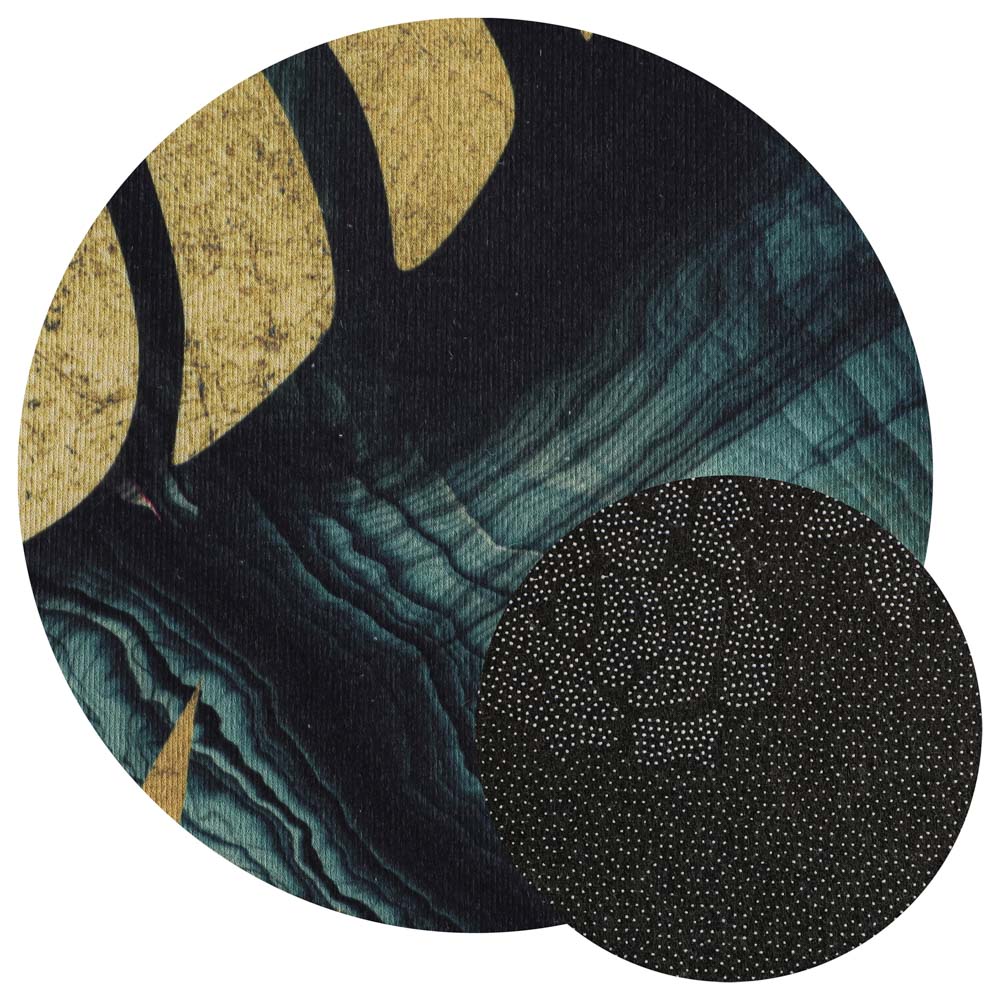 VETTA Коврик универсальный овальный EASTLAND, полиэстер, антискольз.подложка, 70x45см, 2 дизайна, арт.№ 462-722