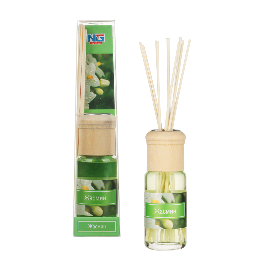 NEW GALAXY Ароматизатор диффузор с палочками, 35мл, Жасмин, арт.№ 778-005