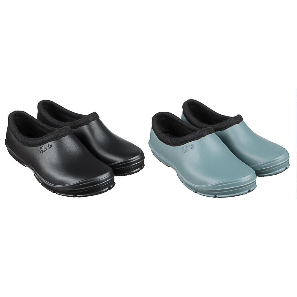 Галоши утепленные мужские AYO, серый/черный, размер 40-45, материал галоши ЭВА, утеплитель ворсин, арт.№ 219-021