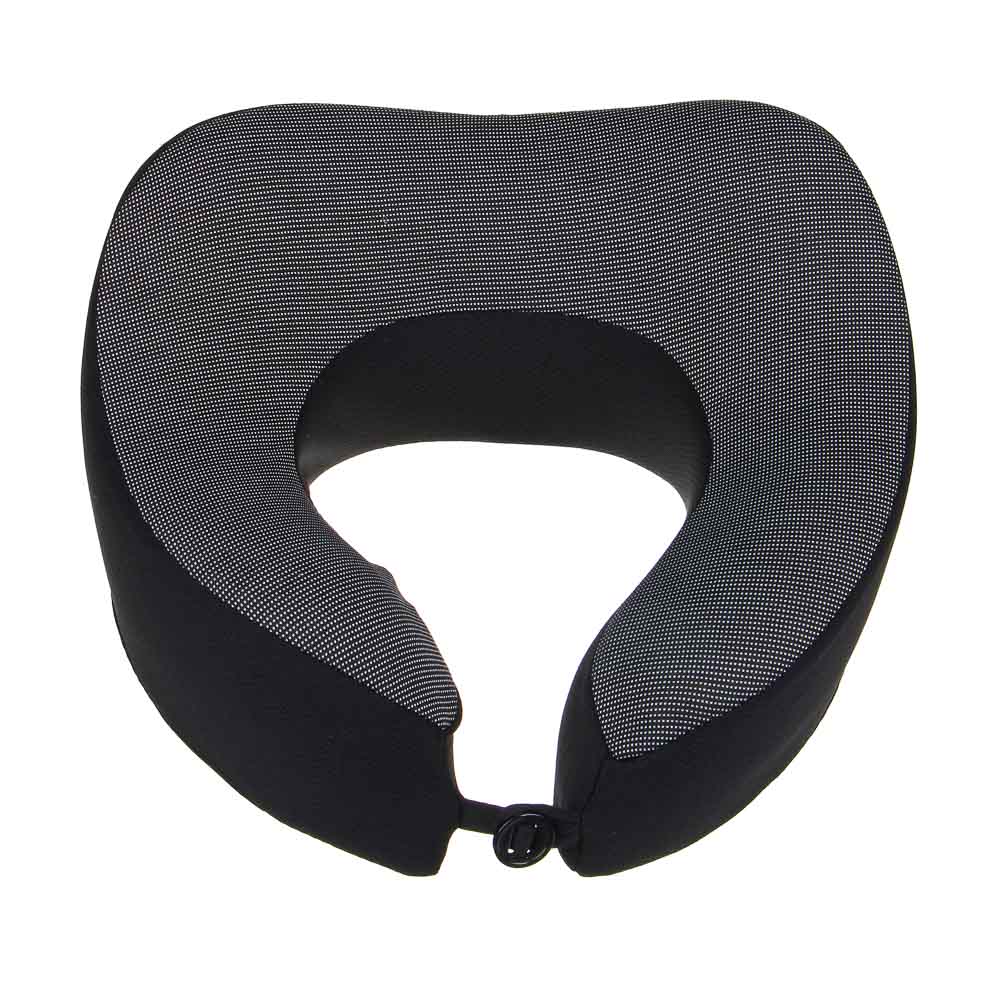 ЕРМАК Подушка для путешествий, u-образная, черная, арт.№ 732-091