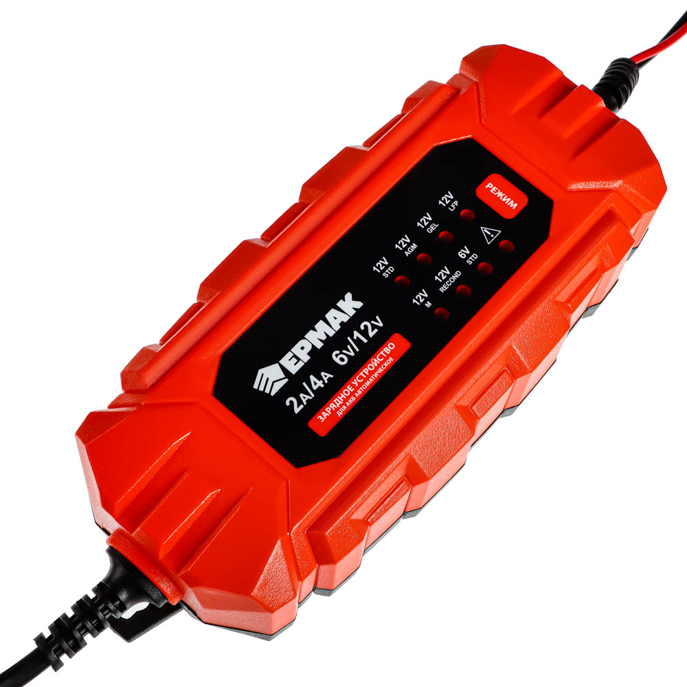 ЕРМАК Автоматическое зарядное устройство для АКБ, 4А, аналоговое управление, арт.№ 721-011