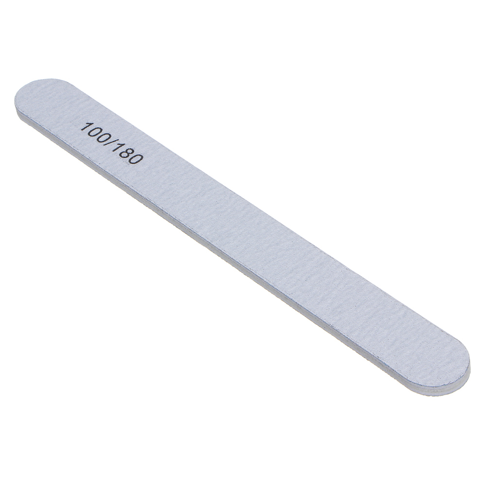 ЮНИLOOK Пилка шлифовальная овальная 2-х сторонняя, 100/180 грит, ЭВА, 17,8см, арт.№ 305-316