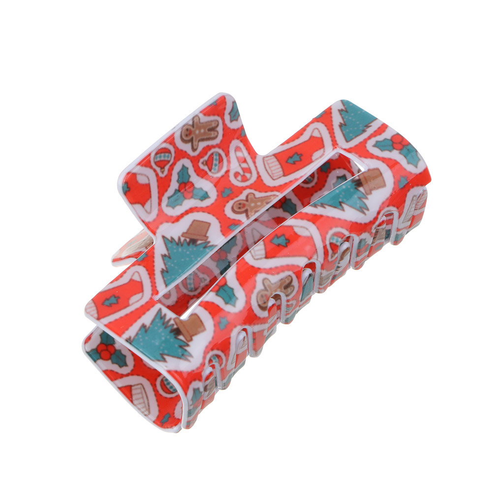 ЮНИLOOK Краб для волос, 8,5см, пластик, 3 дизайна, ACS-145нг, арт.№ 321-057