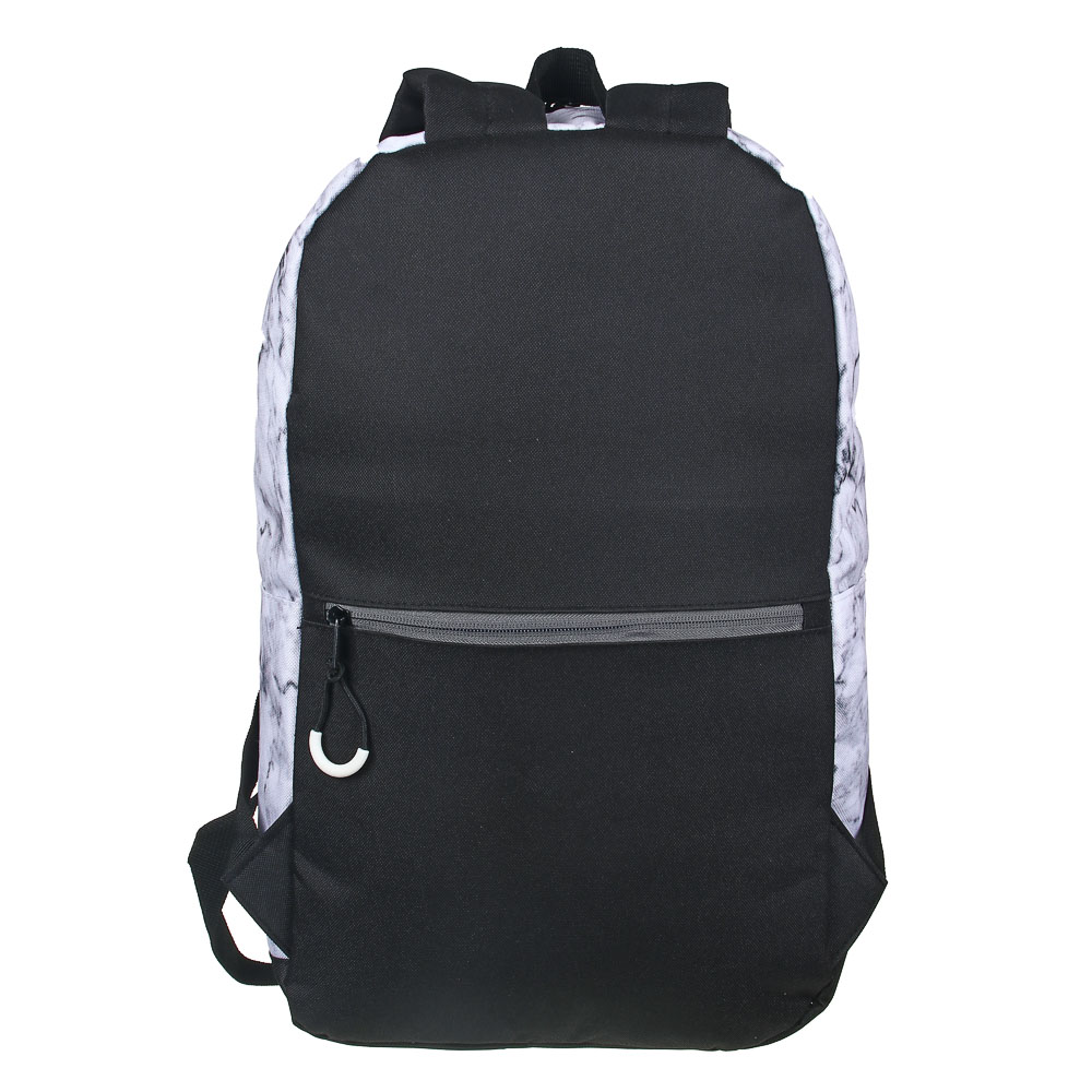 BY Рюкзак подростковый, 44x24,5x14см, "Мрамор", 1 отд., 4 карм., плотный ПЭ, арт.№ 254-502