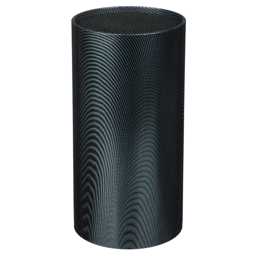 SATOSHI Карбон Подставка для ножей d11х22см, полипропиленовые разделители, арт.№ 838-036