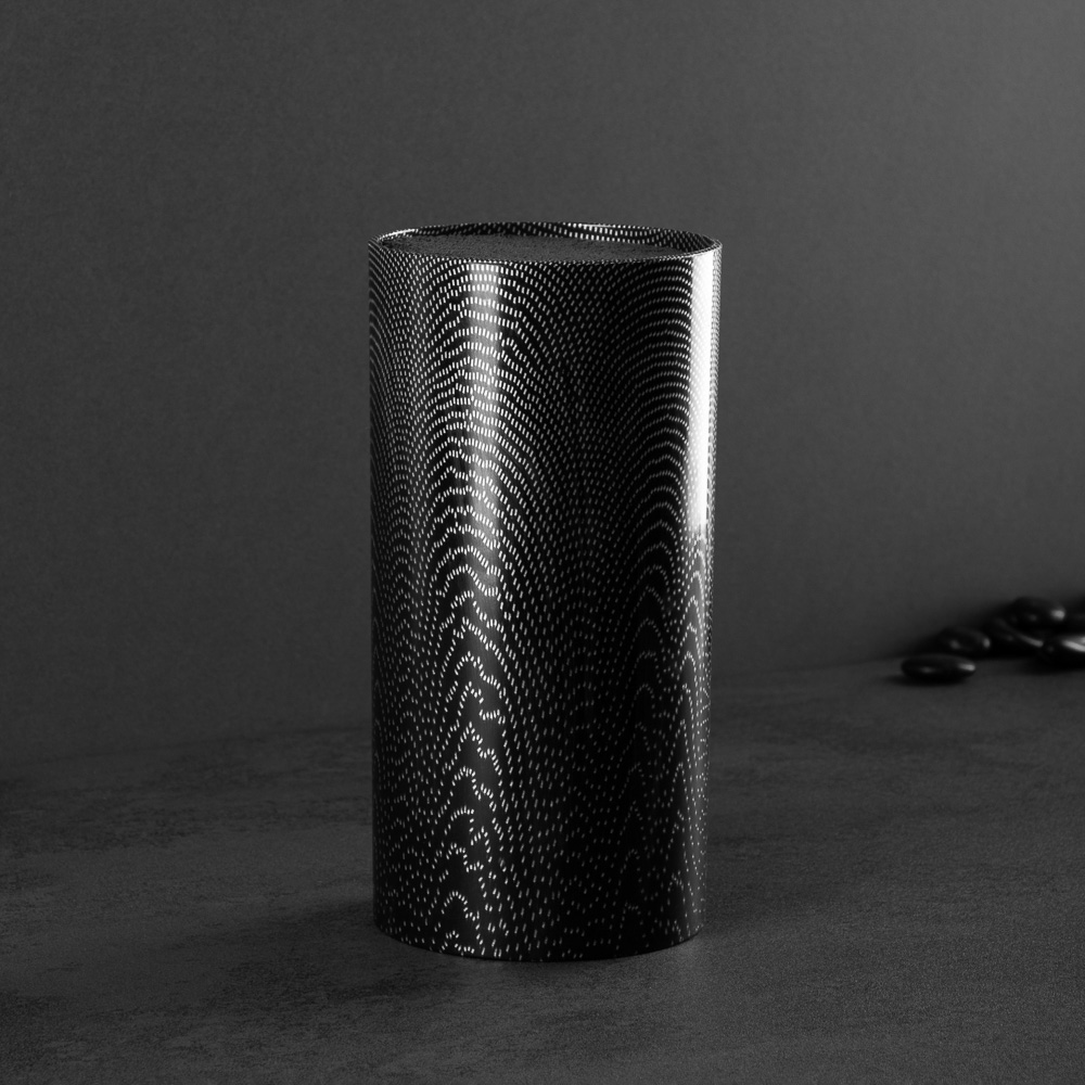 SATOSHI Карбон Подставка для ножей d11х22см, полипропиленовые разделители, арт.№ 838-036