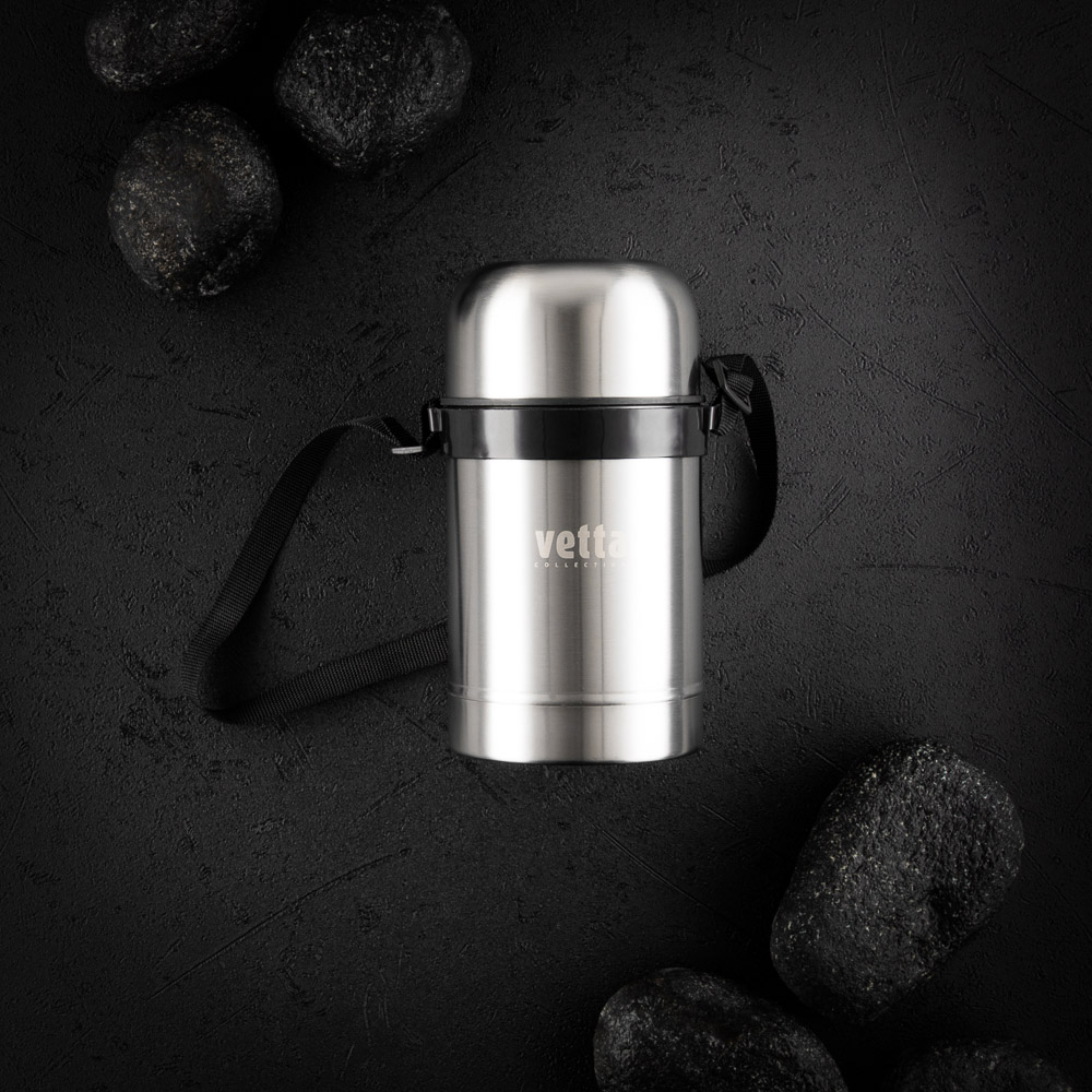 VETTA Термос металлический "Суповой" с широким горлом 0,50л серебристый, арт.№ 841-071