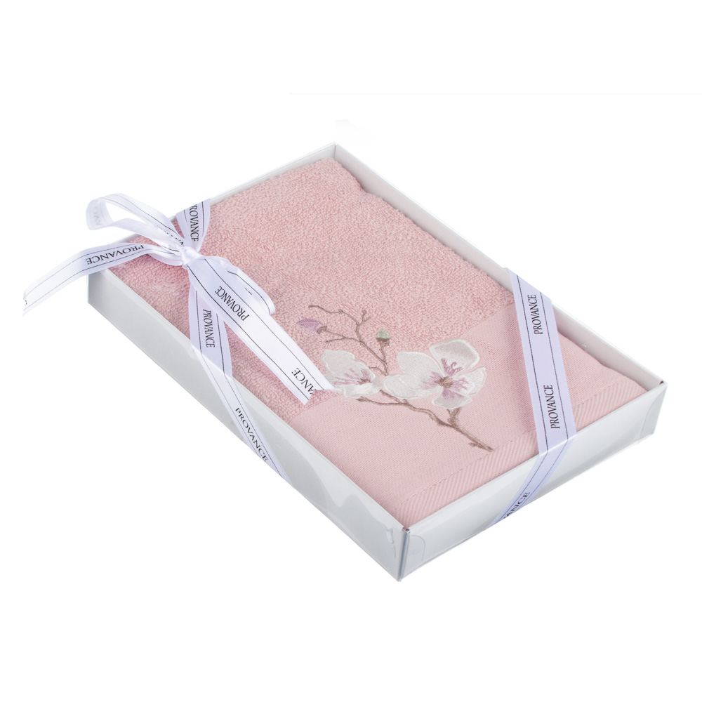 PROVANCE Мятный Латте Полотенце махровое с вышивкой, 100% хлопок, 50х80см, 350гр/м, 3 цвета, арт.№ 488-043