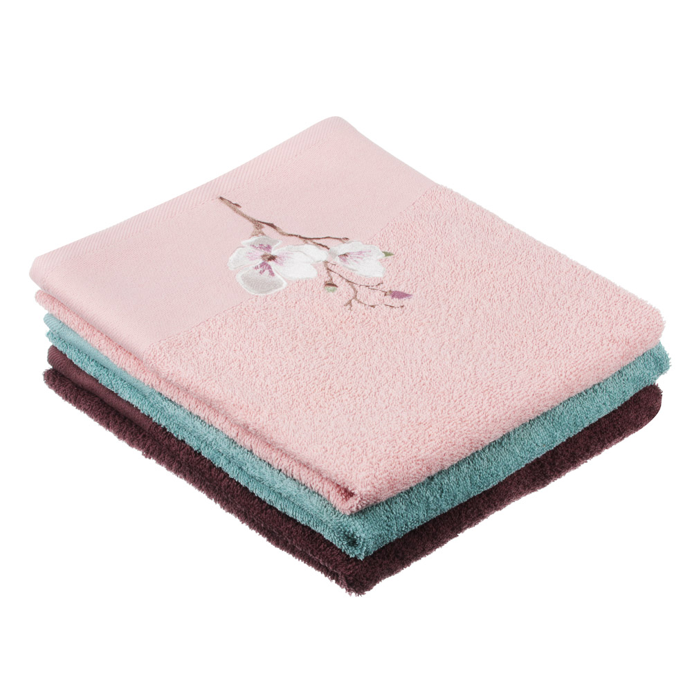 PROVANCE Мятный Латте Полотенце махровое с вышивкой, 100% хлопок, 50х80см, 350гр/м, 3 цвета, арт.№ 488-043