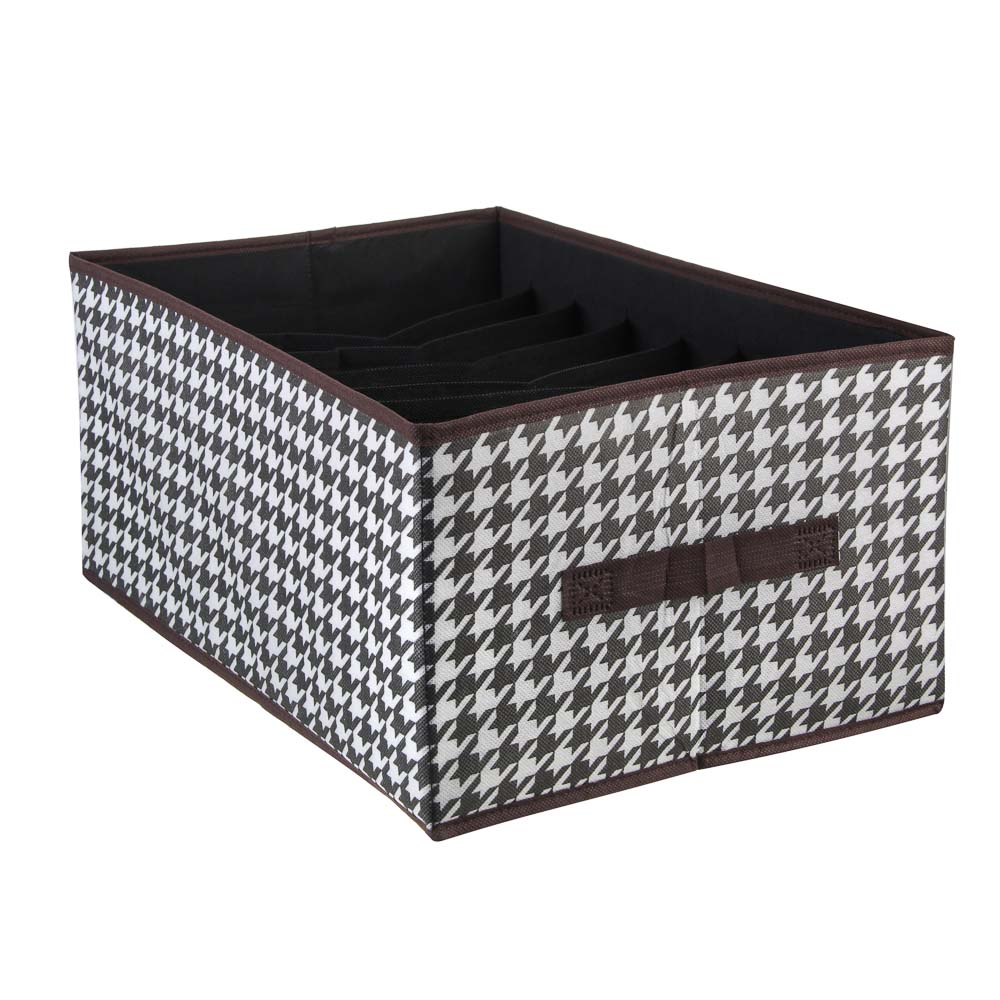 Органайзер для хранения тм VETTA Вудхауз, 8 отделов, полипропилен, картон, 44*30*20см, арт.№ 457-789