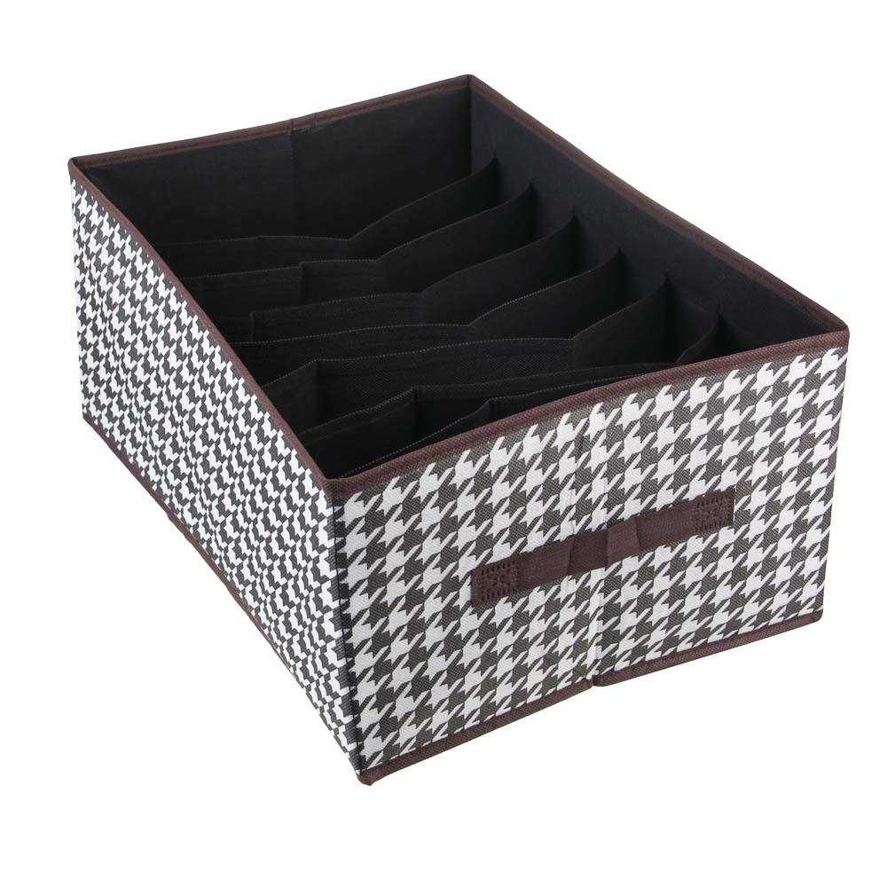 Органайзер для хранения тм VETTA Вудхауз, 8 отделов, полипропилен, картон, 44*30*20см, арт.№ 457-789