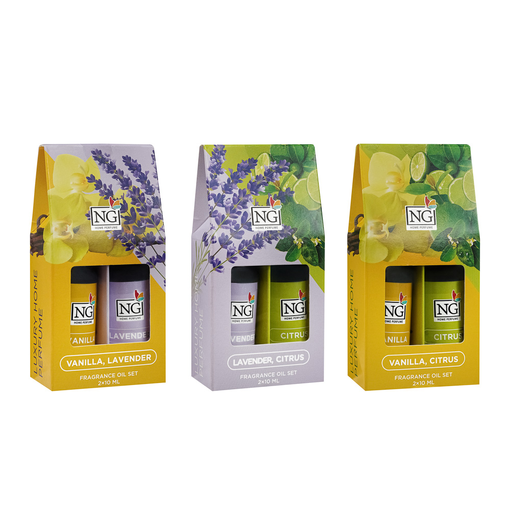 NEW GALAXY Набор ароматических масел 2шт, (ваниль, лаванда) (ваниль, цитрус) (лаванда, цитрус), арт.№ 778-204