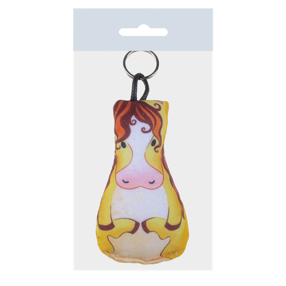 Брелок Лошадка, 10 см, бифлекс+шарики, 3 дизайна, арт.№ 705-510