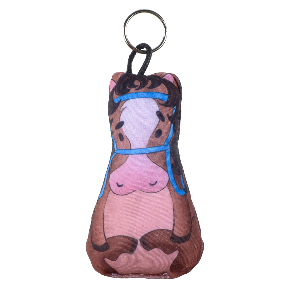 Брелок Лошадка, 10 см, бифлекс+шарики, 3 дизайна, арт.№ 705-510