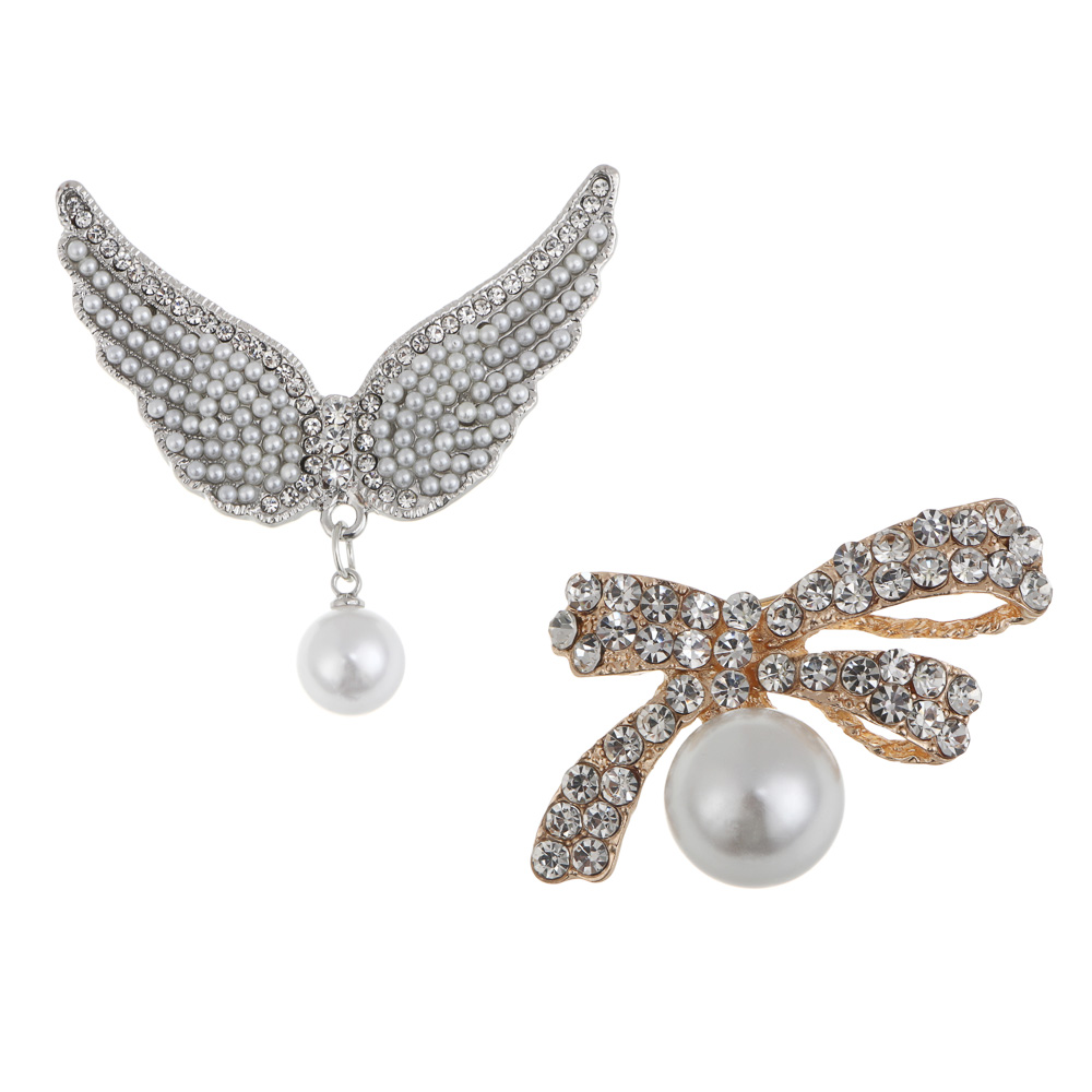 Брошь бантик, птица, сплав, БЖ25-24, арт.№ 023-037