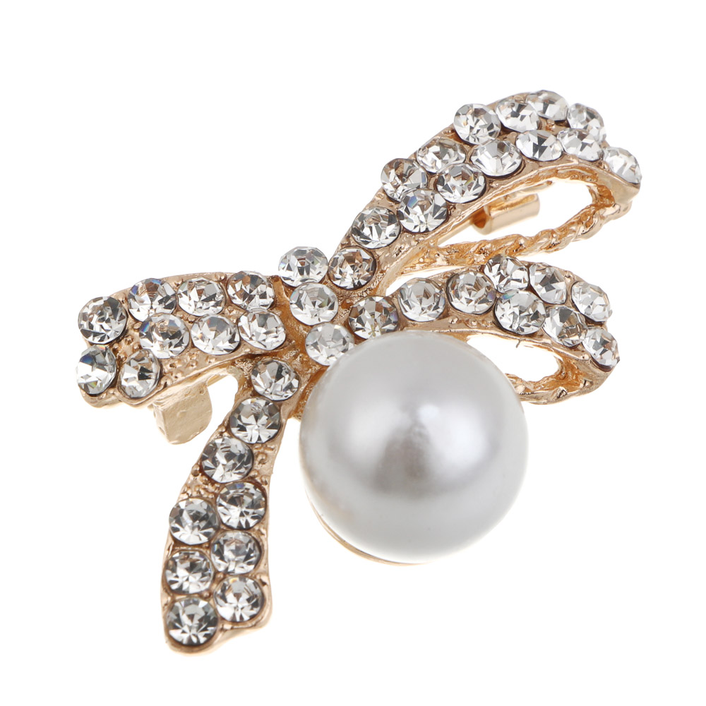 Брошь бантик, птица, сплав, БЖ25-24, арт.№ 023-037