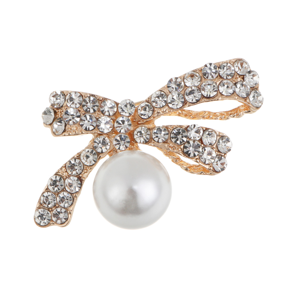 Брошь бантик, птица, сплав, БЖ25-24, арт.№ 023-037