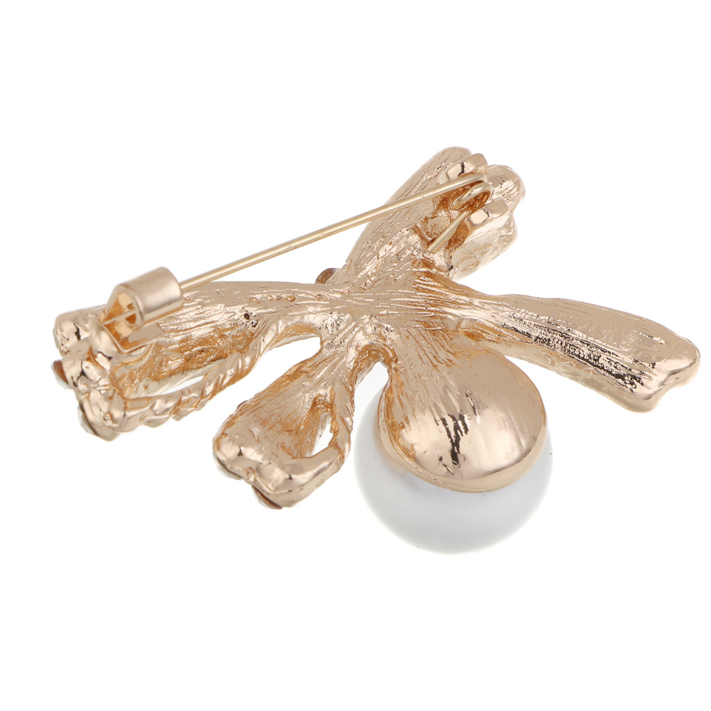 Брошь бантик, птица, сплав, БЖ25-24, арт.№ 023-037