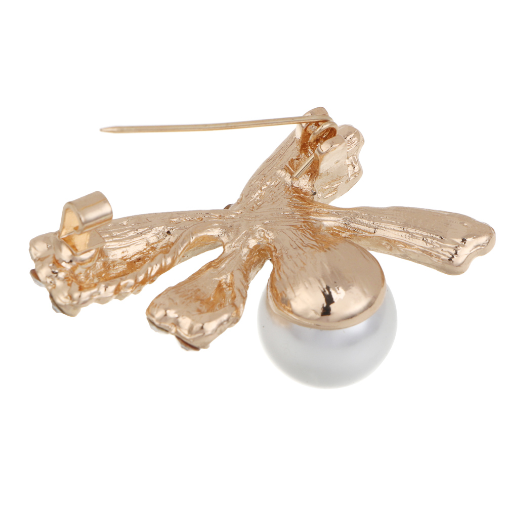 Брошь бантик, птица, сплав, БЖ25-24, арт.№ 023-037