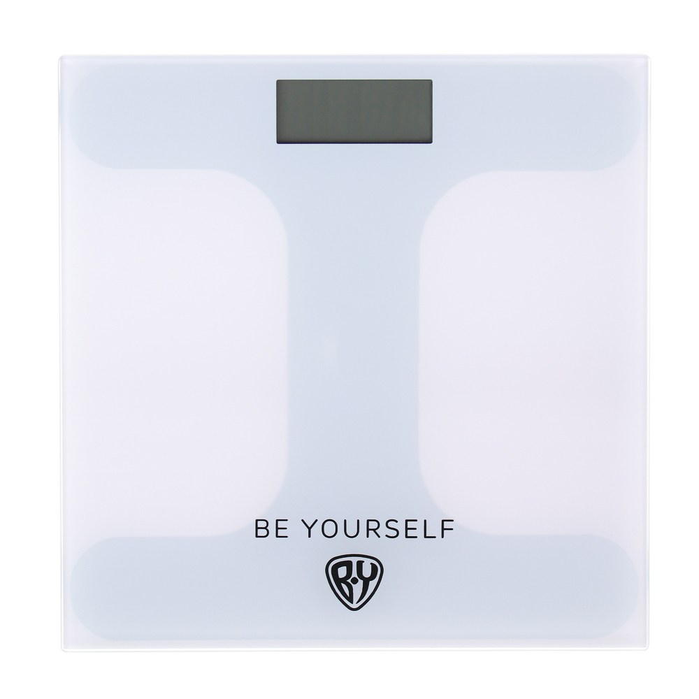 BY Русские Супергерои Весы напольные электронные, ЖК-дисплей, макс.нагр. до 180кг, 28х28х0,5см, бел, арт.№ 252-720