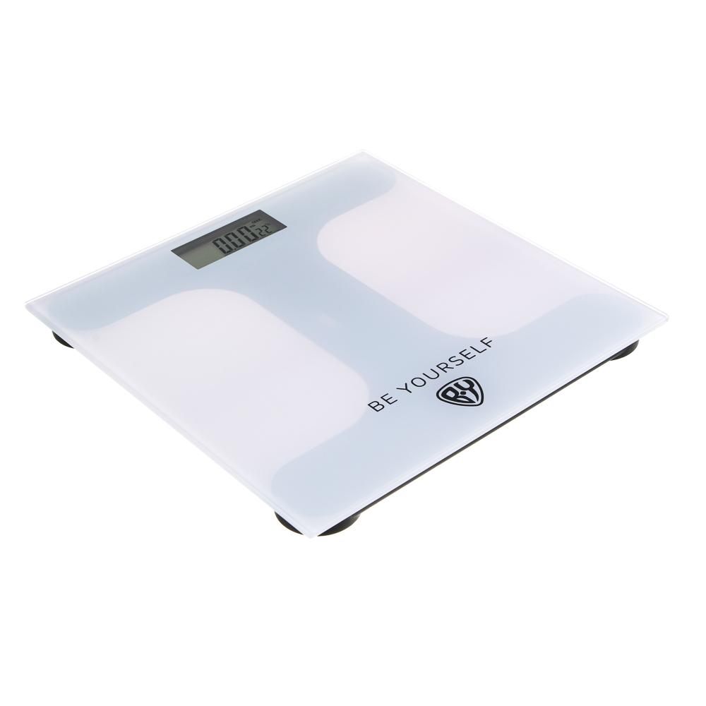 BY Русские Супергерои Весы напольные электронные, ЖК-дисплей, макс.нагр. до 180кг, 28х28х0,5см, бел, арт.№ 252-720