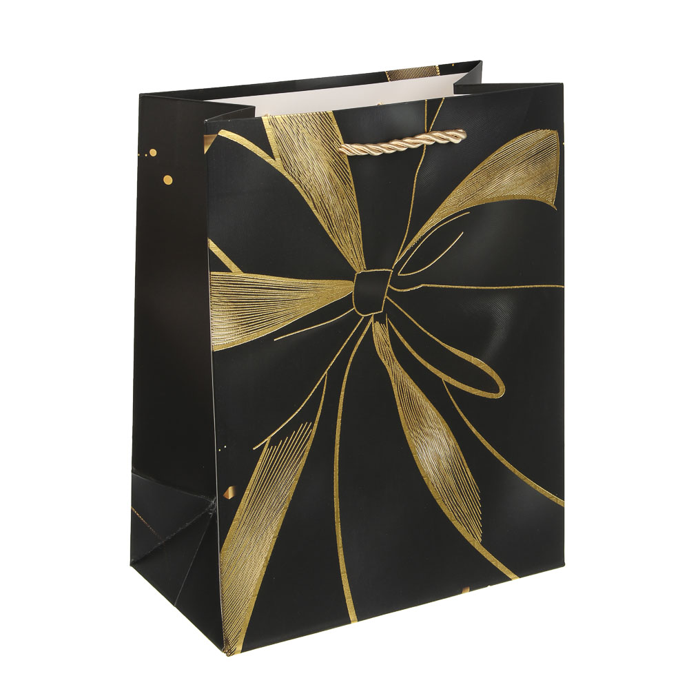 Пакет подарочный тм Fntastic M 18x23x10см, бумага, 4 дизайна, арт.9, арт.№ 507-447