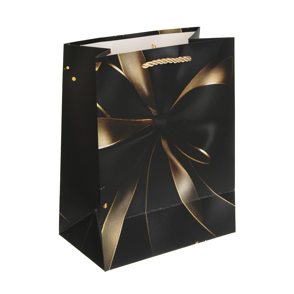 Пакет подарочный тм Fntastic M 18x23x10см, бумага, 4 дизайна, арт.9, арт.№ 507-447