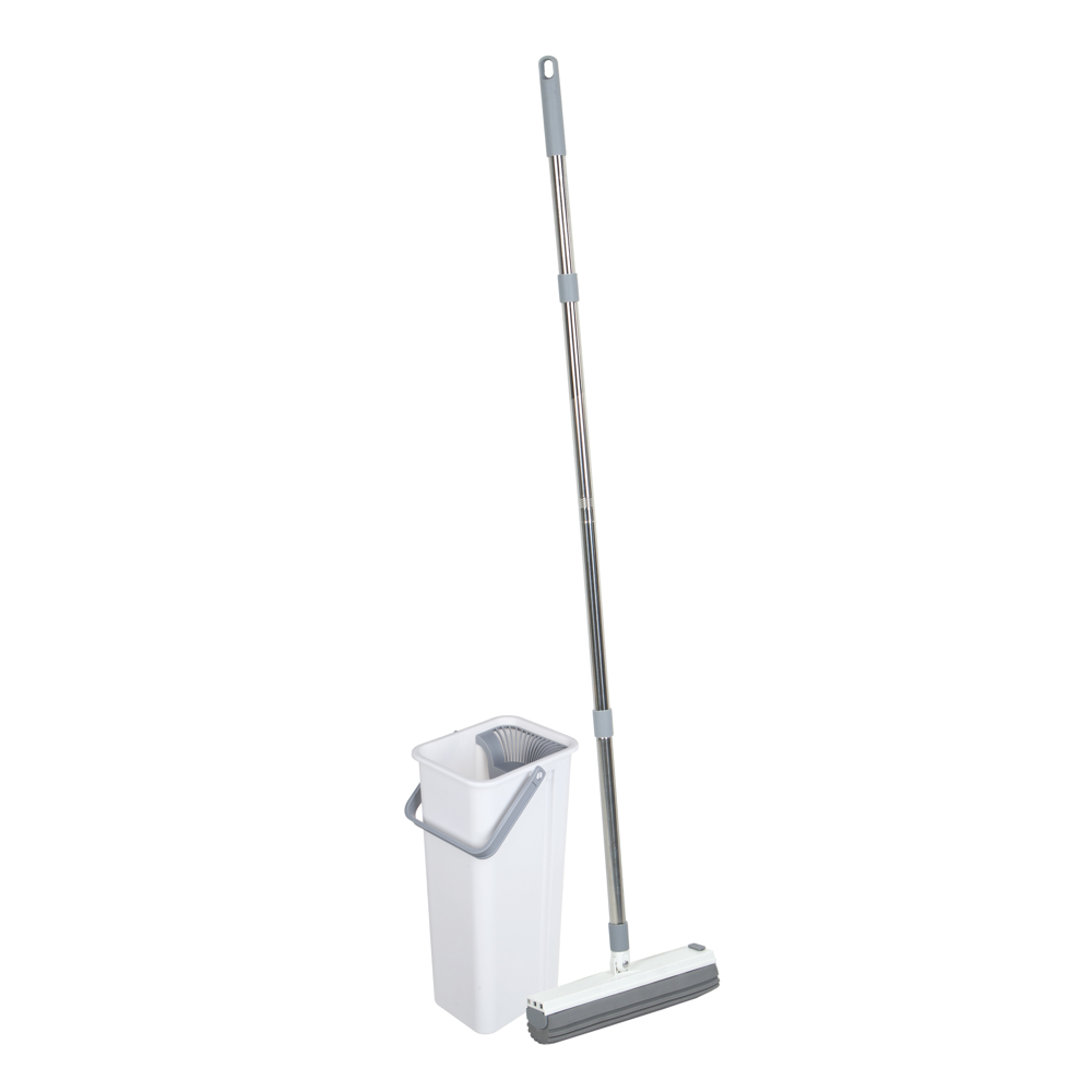 VETTA Набор швабра ПВА с ведром, полипропилен, ABS-пластик, швабра:28х5,5х129см, ведро: 16х13х35 см, арт.№ 407-005