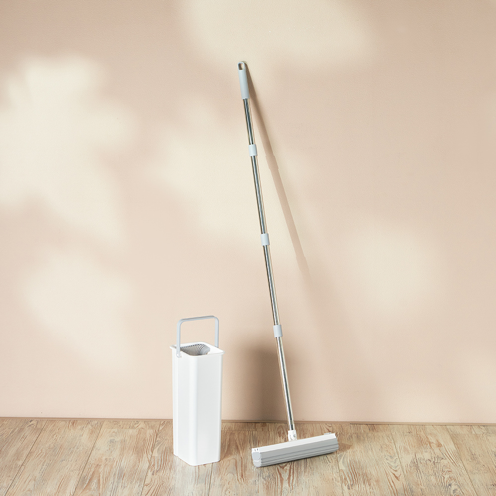 VETTA Набор швабра ПВА с ведром, полипропилен, ABS-пластик, швабра:28х5,5х129см, ведро: 16х13х35 см, арт.№ 407-005