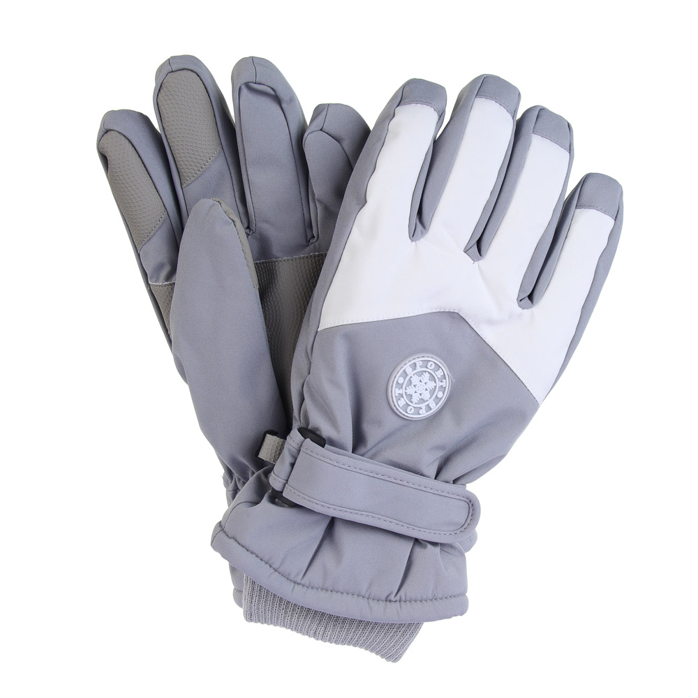 GALANTE Перчатки женские утепленные с регулятором, р-р 18-20, серый, СЗМП24-08, арт.№ 363-373