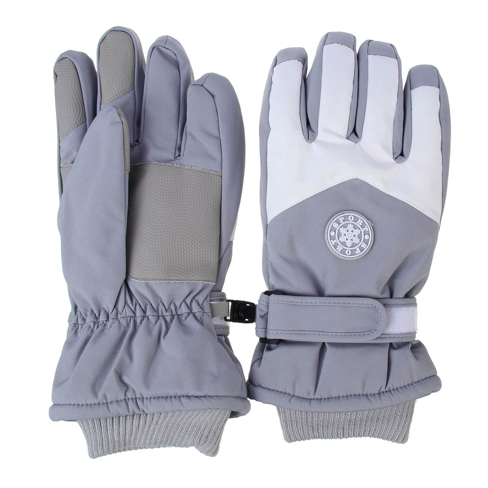 GALANTE Перчатки женские утепленные с регулятором, р-р 18-20, серый, СЗМП24-08, арт.№ 363-373