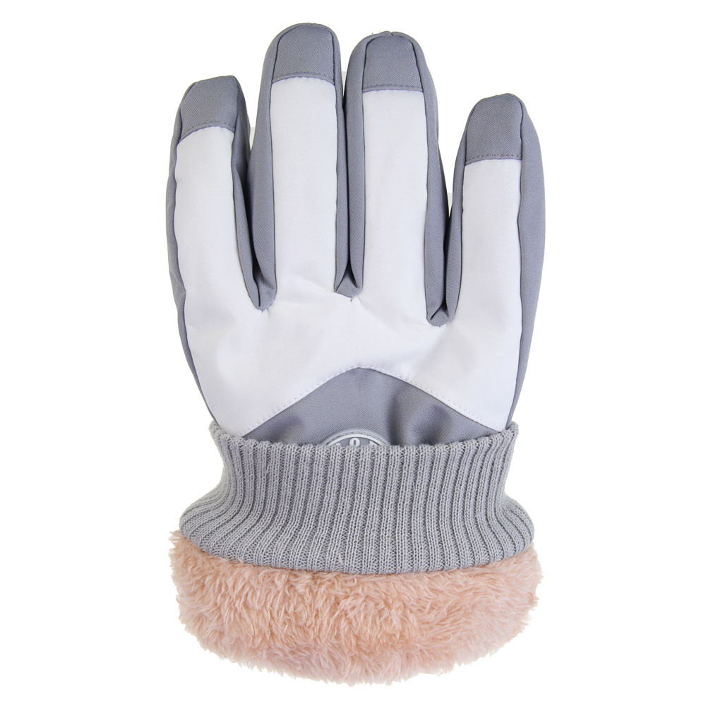 GALANTE Перчатки женские утепленные с регулятором, р-р 18-20, серый, СЗМП24-08, арт.№ 363-373