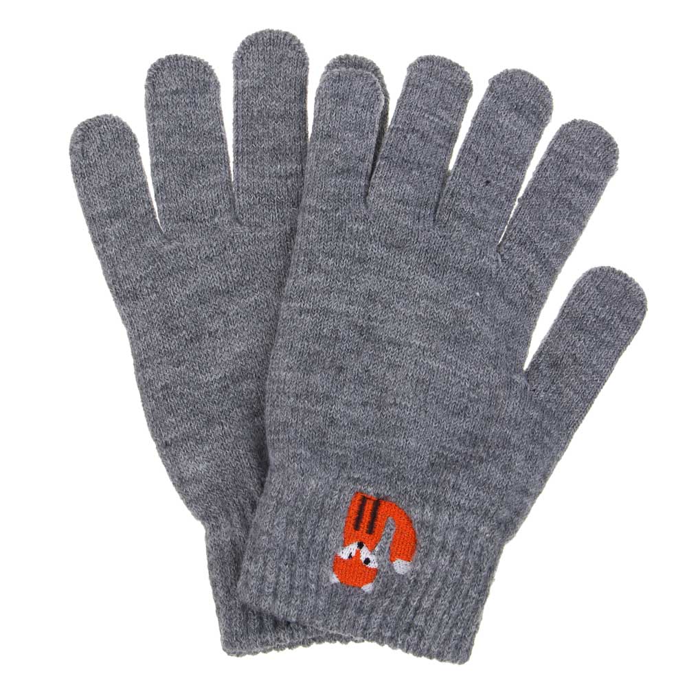 GALANTE Перчатки для взрослых вязаные с вышивкой, р-р 18-20, 6 цветов, СЗПВ24-19, арт.№ 363-375