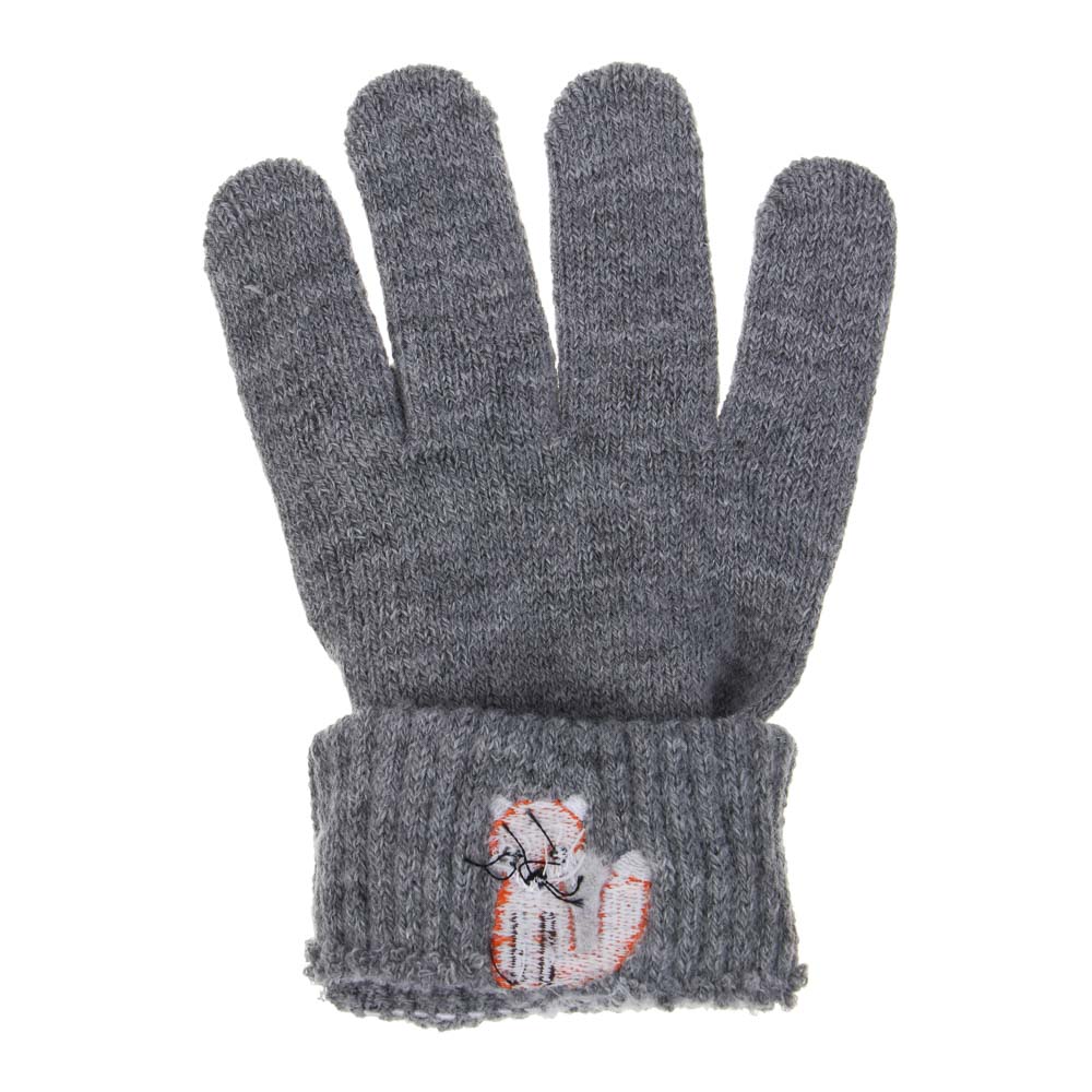 GALANTE Перчатки для взрослых вязаные с вышивкой, р-р 18-20, 6 цветов, СЗПВ24-19, арт.№ 363-375