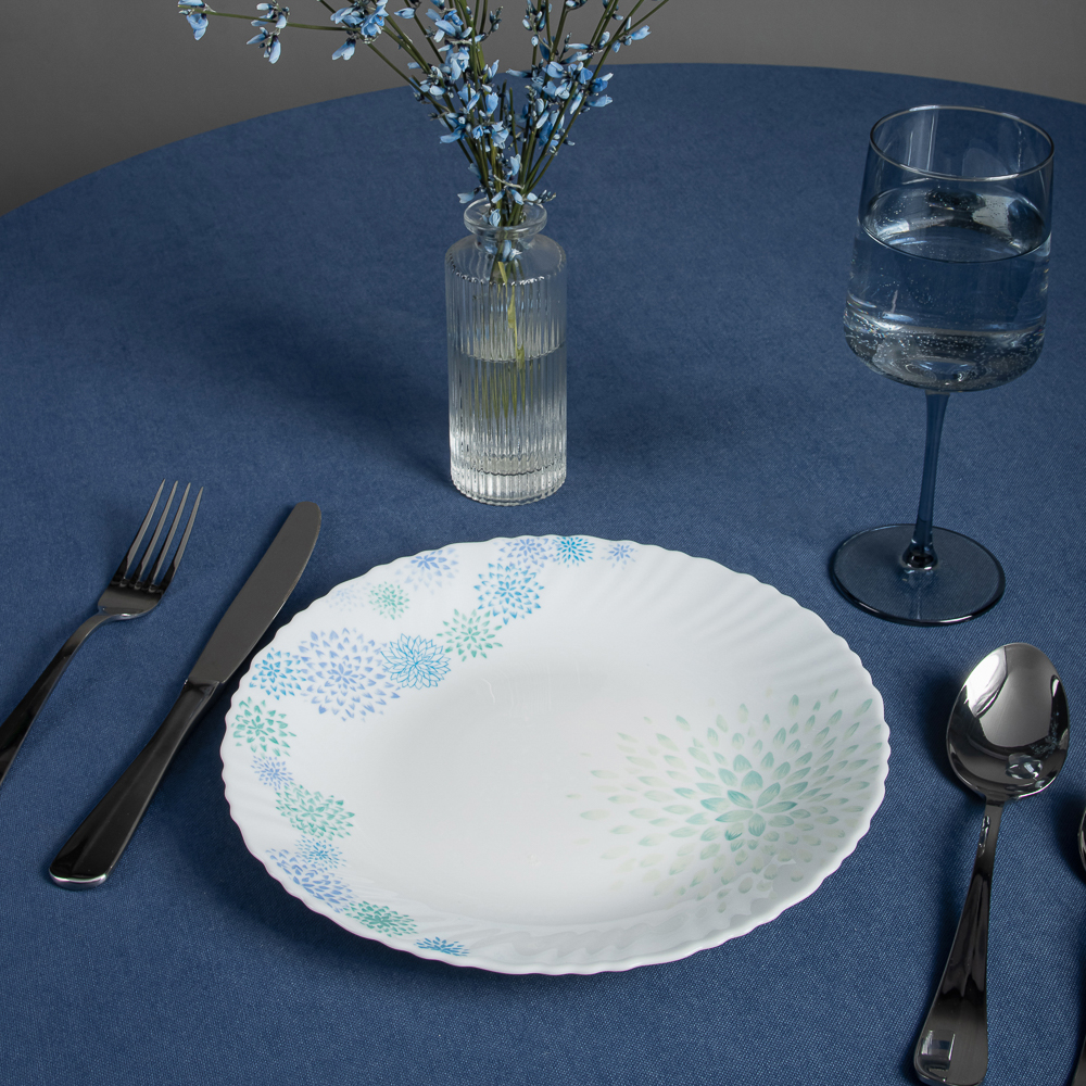 MILLIMI Асиано Тарелка подстановочная опаловое стекло 24см, арт.№ 818-022