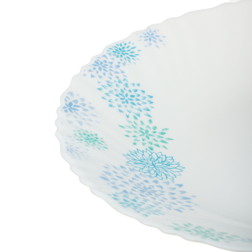 MILLIMI Асиано Тарелка подстановочная опаловое стекло 24см, арт.№ 818-022