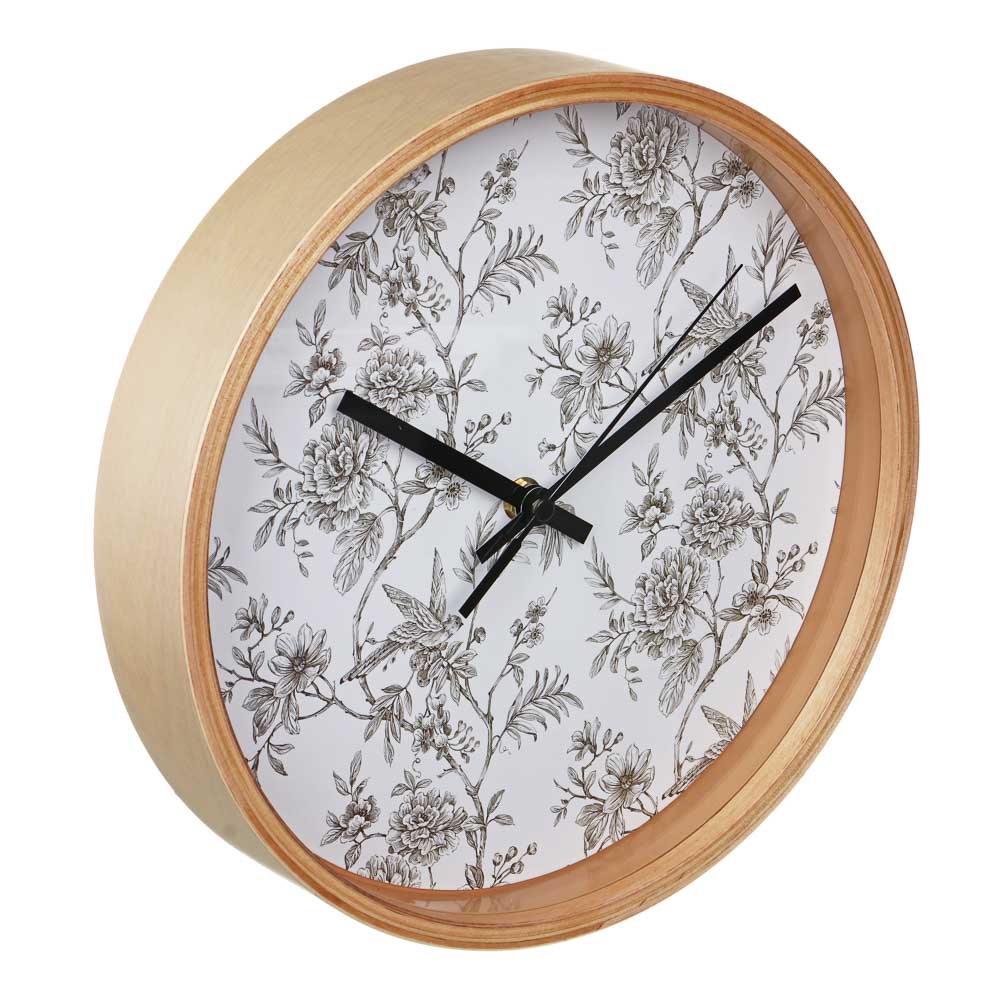 LADECOR CHRONO Часы настенные круглые, дерево, 26х26х5 см, 1xАА, арт.2-10, арт.№ 581-239