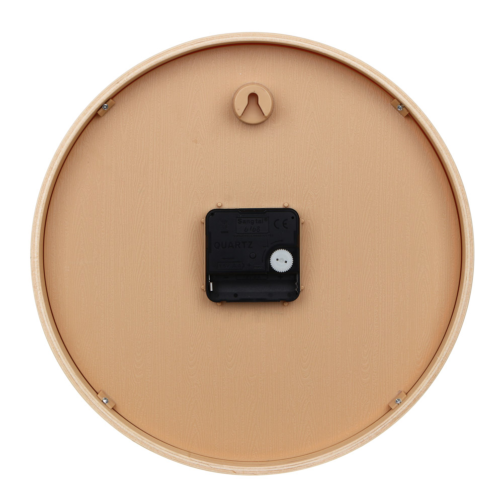 LADECOR CHRONO Часы настенные круглые, дерево, 26х26х5 см, 1xАА, арт.2-10, арт.№ 581-239