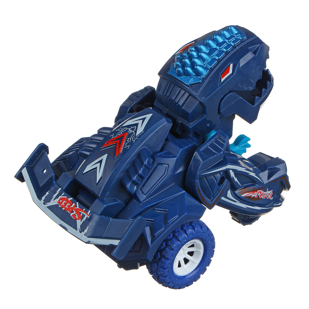 ИГРОЛЕНД Машинка инерционная "Дикие гонки", трюки, ABS, 12х5х8см, 4 дизайна, арт.№ 292-265