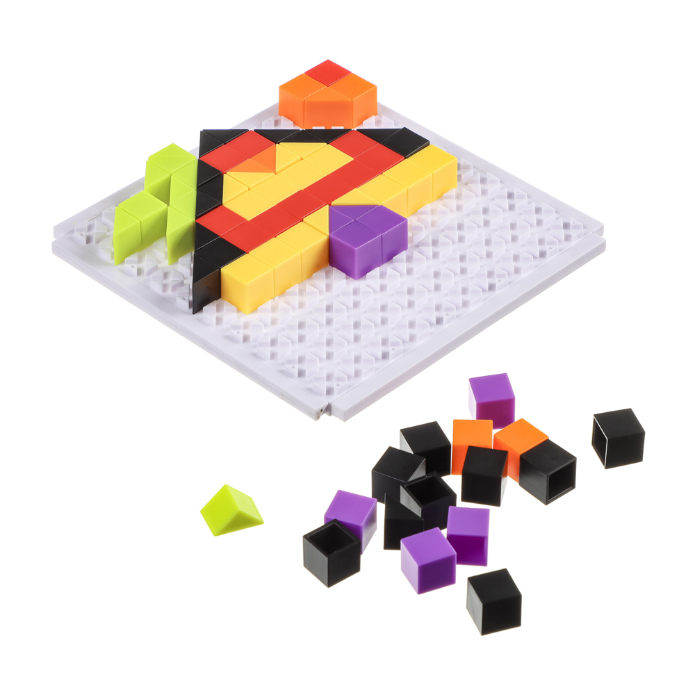 ИГРОЛЕНД Мозаика из блоков 3в1, 15х16х4 см, ABS, 3 дизайна, арт.№ 262-544