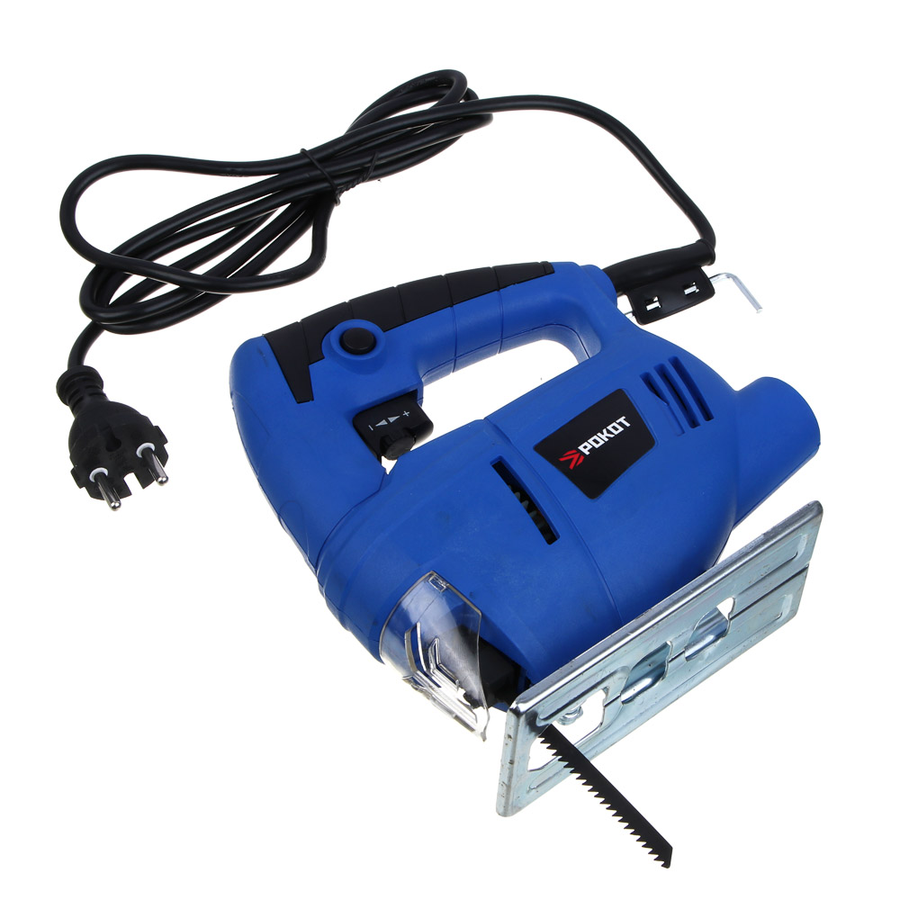 РОКОТ Лобзик электр. ЛЭ-570, 570Вт, 0-3000 ход/мин, коробка, арт.№ 692-009