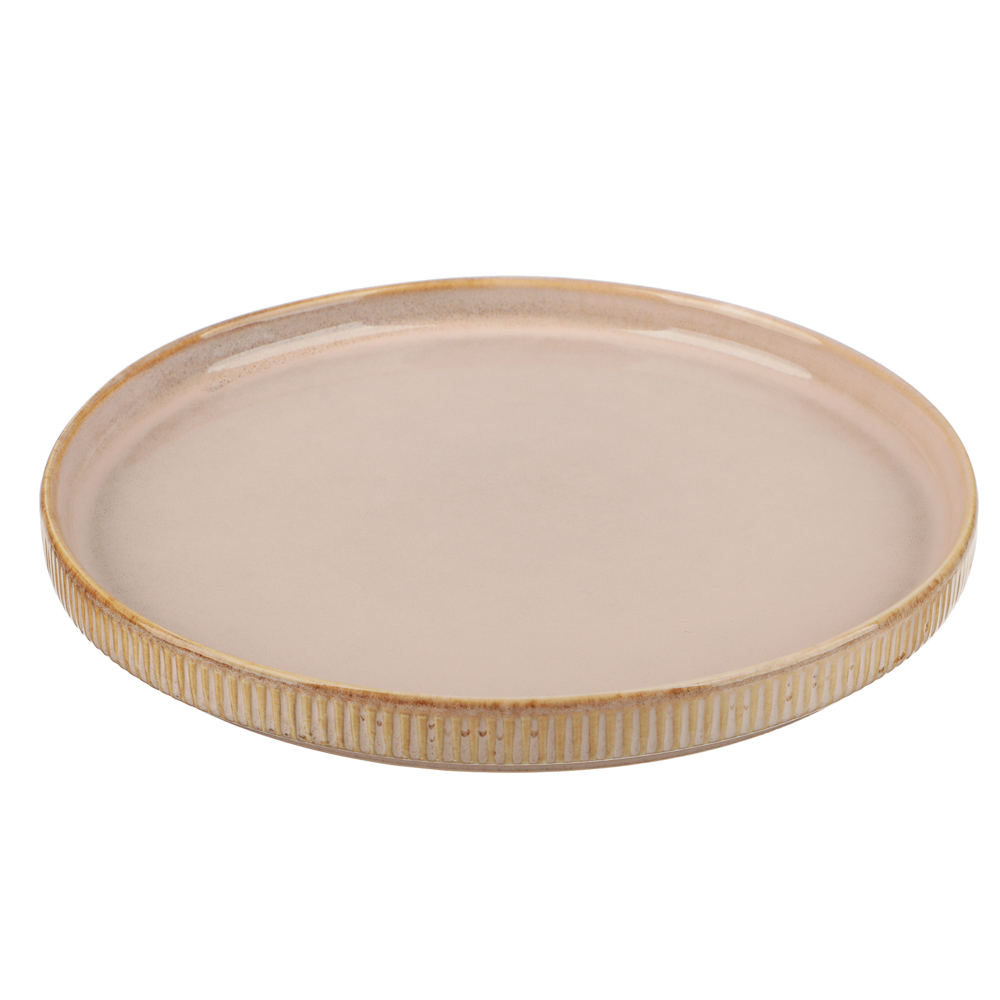 MILLIMI Кантри тарелка закусочная 21,3см, керамика, бежевый, арт.№ 824-230