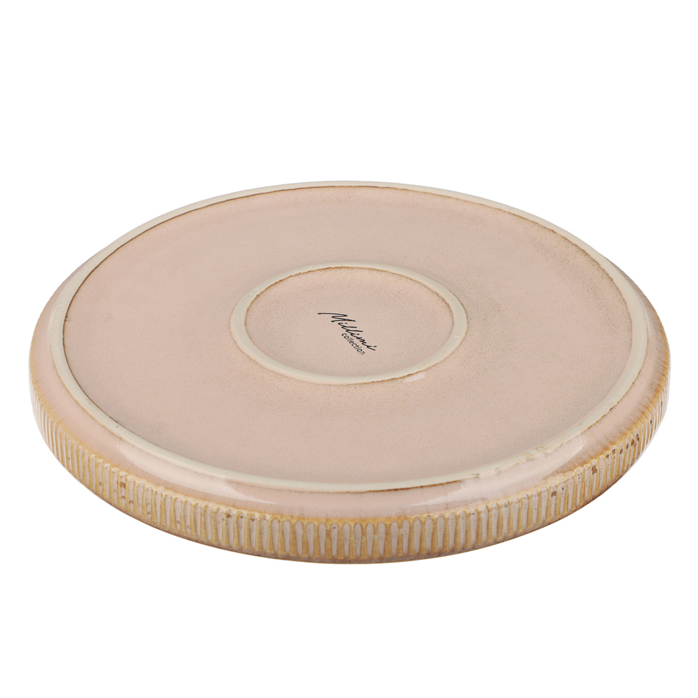 MILLIMI Кантри тарелка закусочная 21,3см, керамика, бежевый, арт.№ 824-230