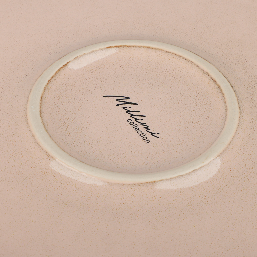 MILLIMI Кантри тарелка закусочная 21,3см, керамика, бежевый, арт.№ 824-230